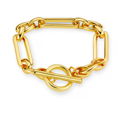 Rectangular Link T- Bar Bracelet